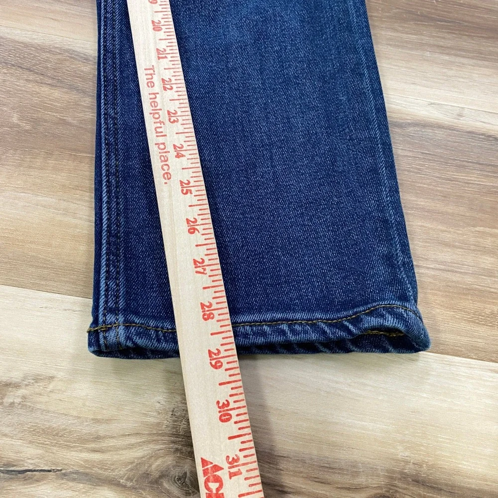 Banana Republic Jeans Men 34x30 Slim Fit Cotton Tencel Stretch Dark Wash Classic